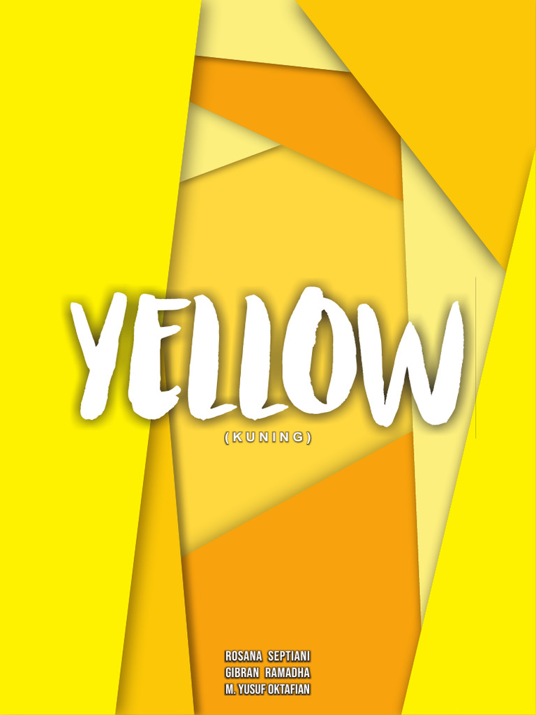 Psikologi Warna Kuning dalam Marketing | PDF
