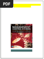 Management Control Systems 4th Edition Kenneth A. Merchant PDF