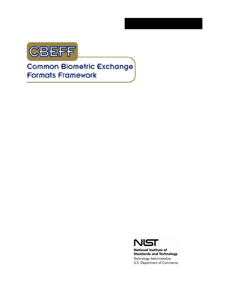 Common Biometric Exchange Formats Framework | PDF | Information Science ...