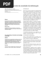 A compreensão da sociedade da informação