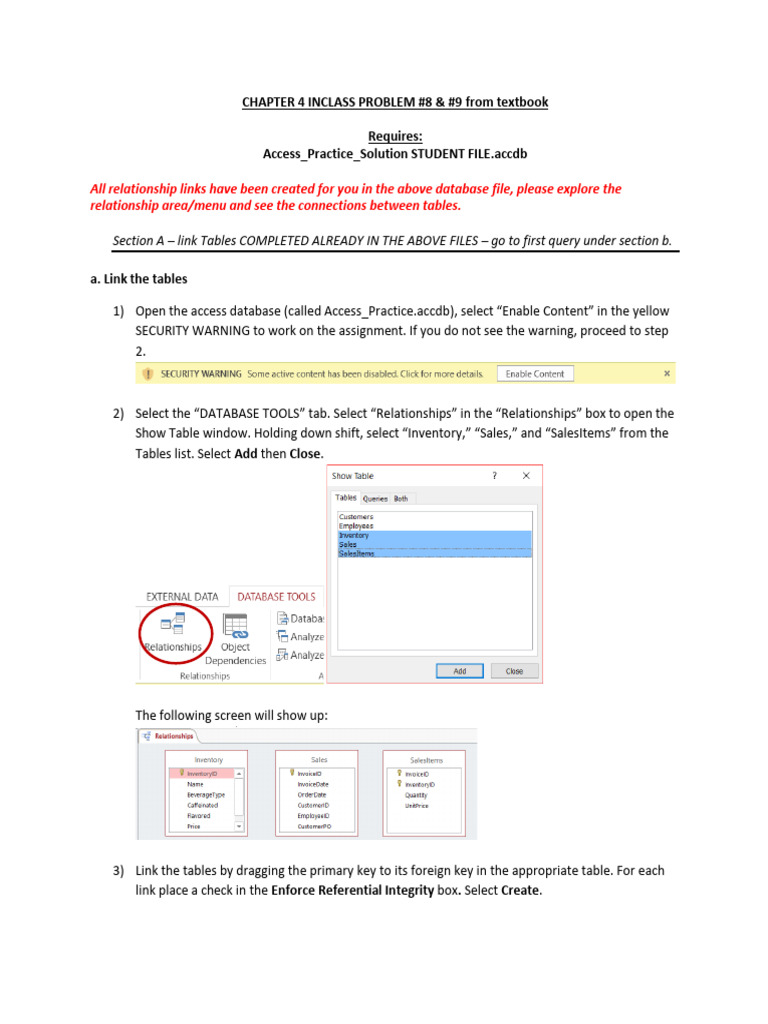 Access Database Query Solutions Guide | PDF | Data Management Software ...