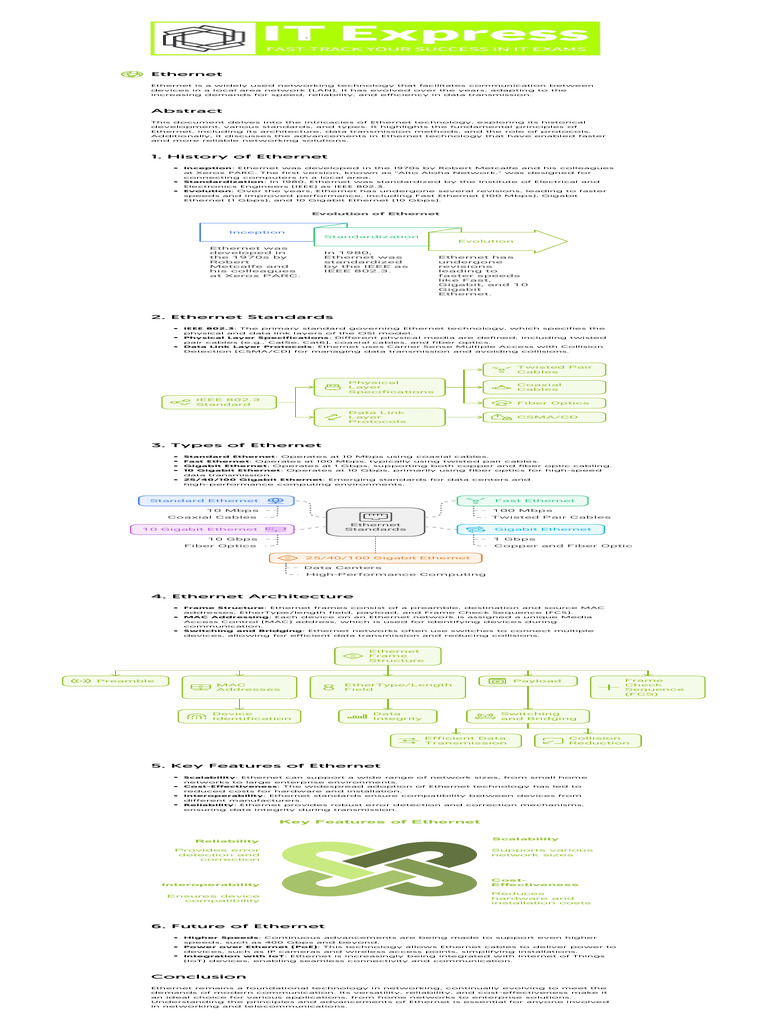 Comprehensive Guide to Ethernet Technology | PDF | Ethernet | Computer ...