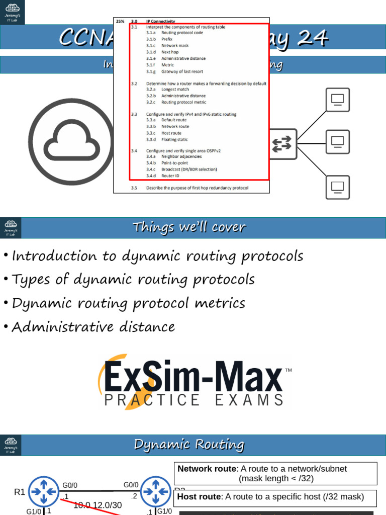 Day+24+Slides+ +Dynamic+Routing | PDF | Osi Protocols | Computer ...