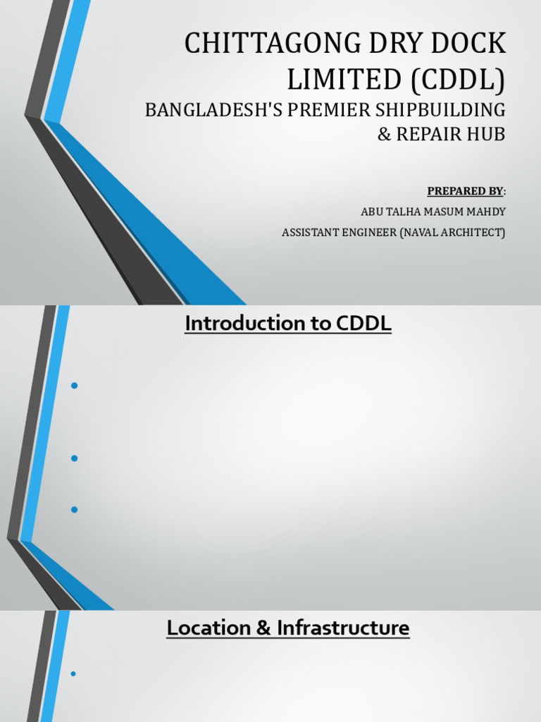 Chittagong Dry Dock Limited (CDDL) | PDF | Ships | Shipbuilding