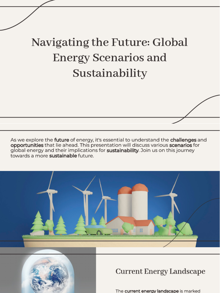Slidesgo Navigating The Future Global Energy Scenarios and ...