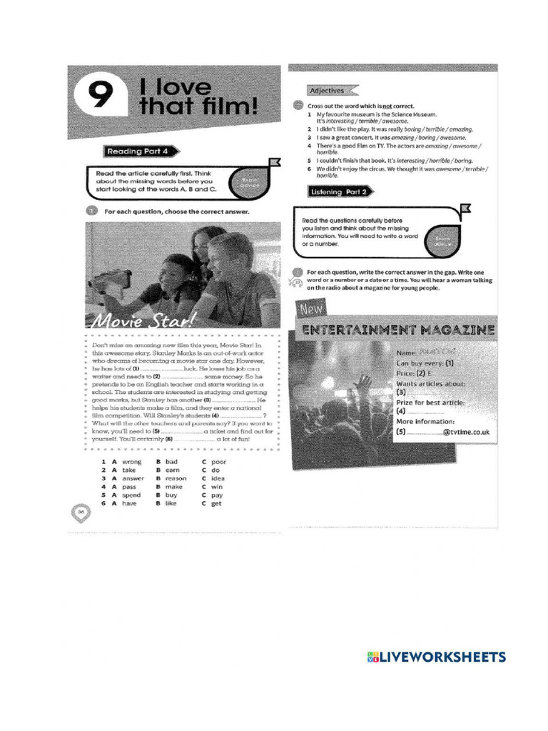 Worksheet 7107040 | PDF