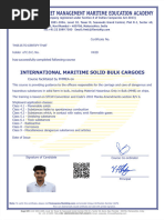 Mayo Clinic IATA Training Completion | PDF