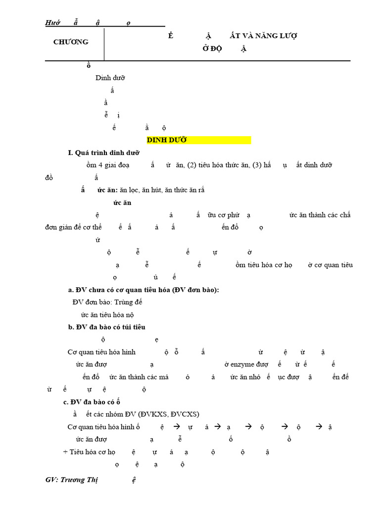 Sinh 11 Thi TNTHPT | PDF