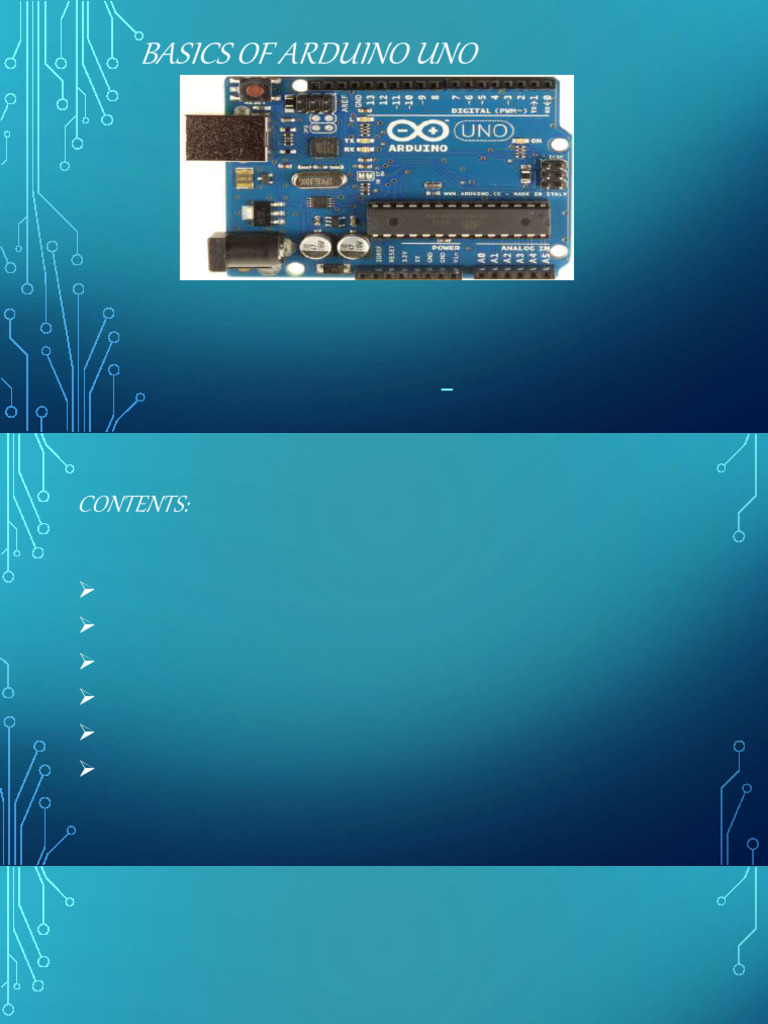 Arduino Uno Basics and Applications | PDF | Microcontroller | Arduino