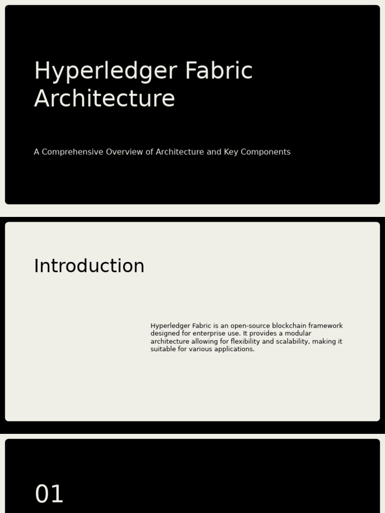 Hyperledger Fabric Architecture Overview | PDF | Computer Engineering ...