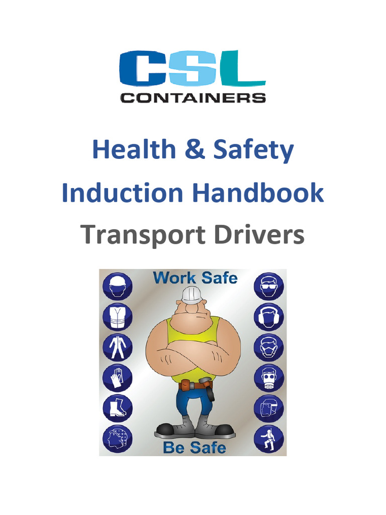 CSL Containers Induction For Transport Drivers Mar 2021 | PDF | Truck ...