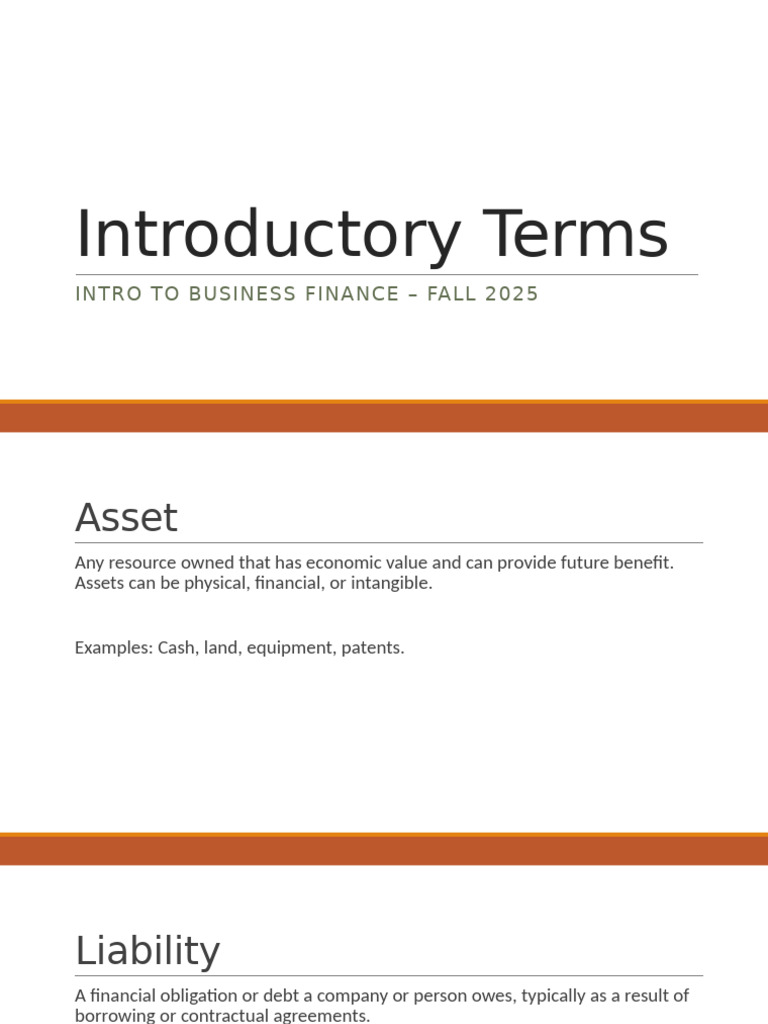 Key Business Finance Terms Explained | PDF | Bonds (Finance) | Debt