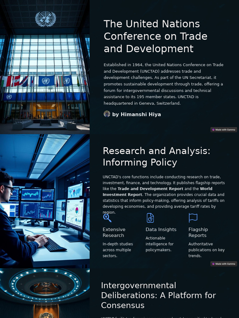 The United Nations Conference On Trade and Development | PDF ...