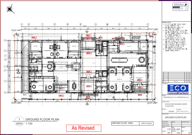 A003 Ground Floor Plan Revised1754297780115 | PDF