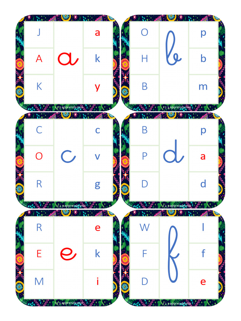 Apprends les bases de l'alphabet | PDF