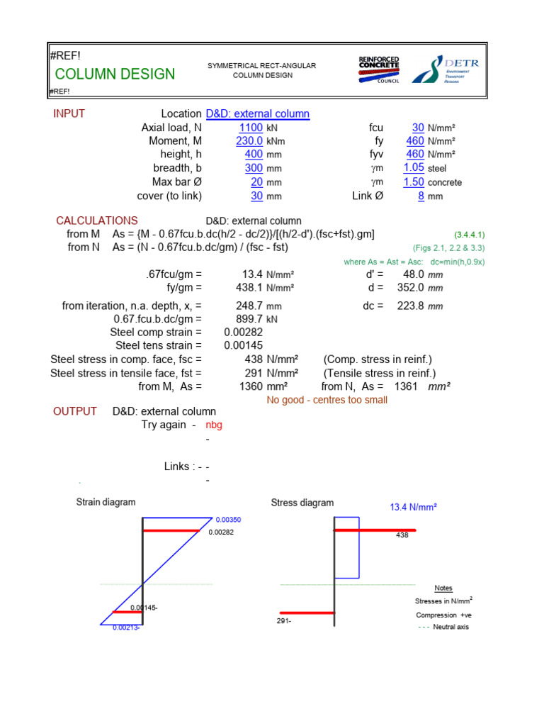 Column Design | PDF | Materials Science | Continuum Mechanics