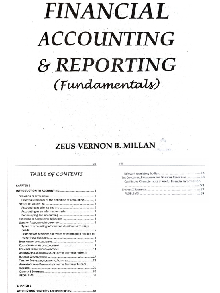 FAR by Millan 2025 Editon - Chapter 1 | PDF