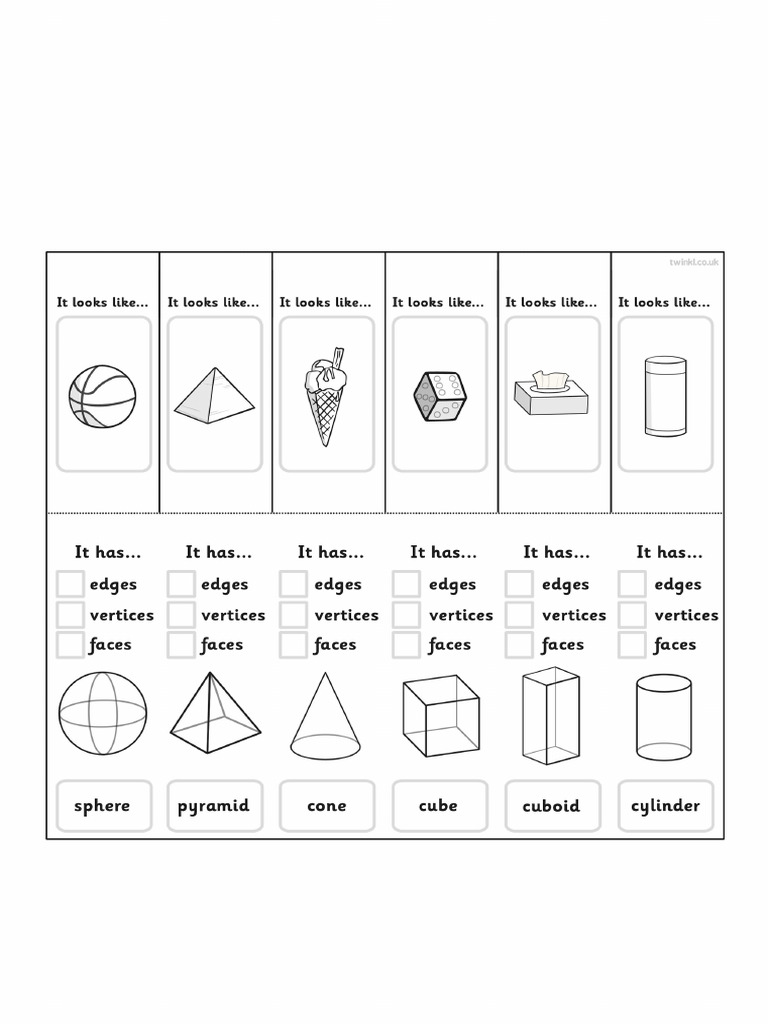 T N 2046 3D Shape Properties Interactive Visual Aids | PDF