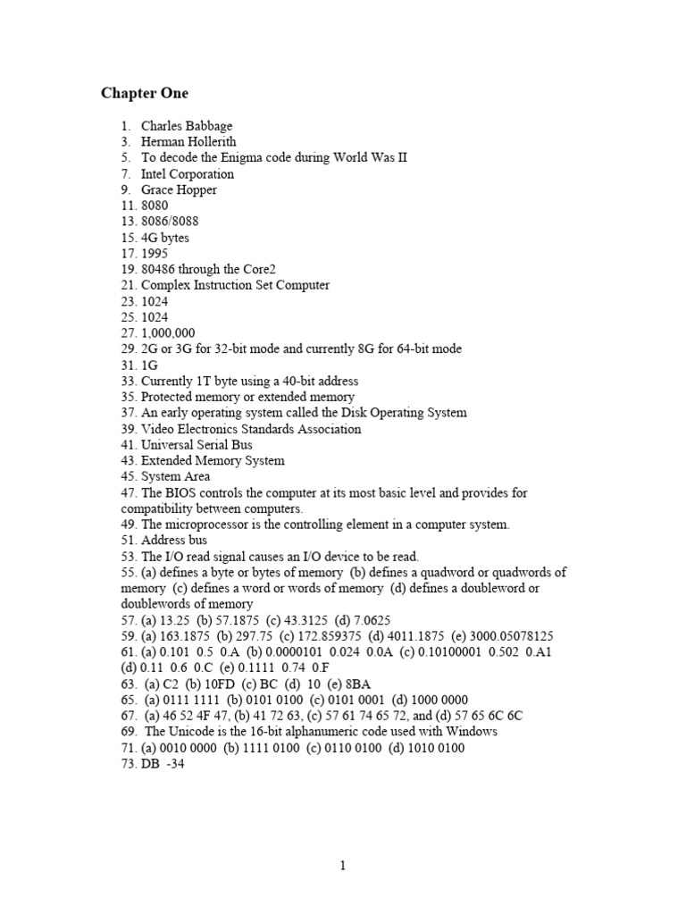 Evolution of Computer Architecture | PDF | Integer (Computer Science ...