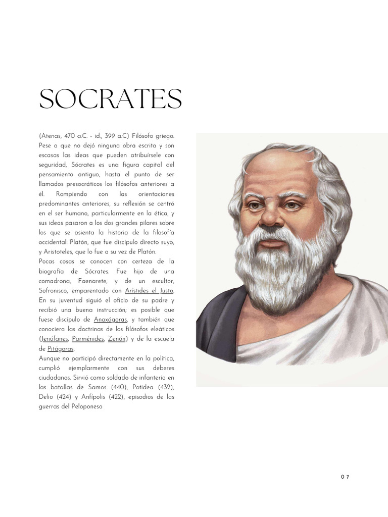 Filósofos Clásicos: Sócrates, Platón y Aristóteles | PDF | Platón ...