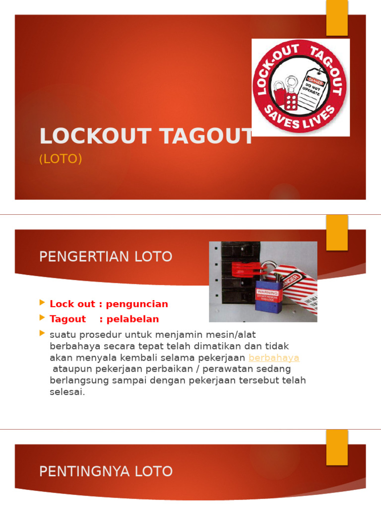 Lockout Tagout | PDF