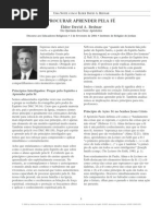 procurar aprender pela fé