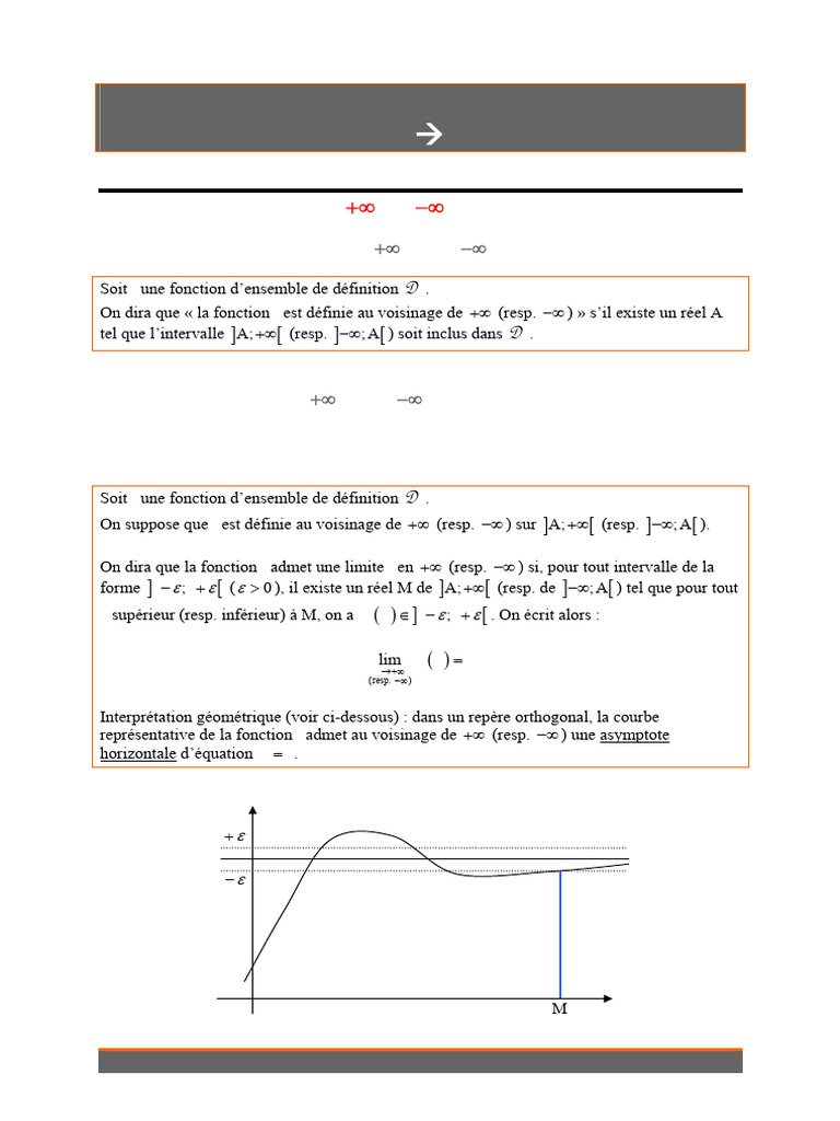 Interprétation géométrique des limites | PDF | Limite (mathématiques ...
