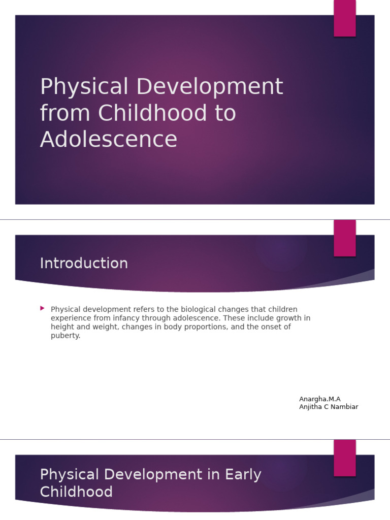 Understanding Physical Development Stages | PDF