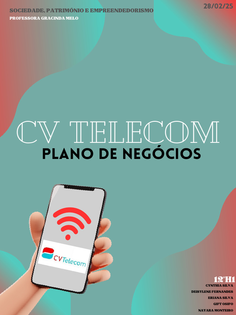 CV Telecom: Plano de Negócios Estratégico | PDF | Marketing | Internet