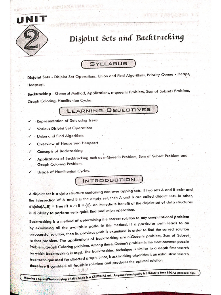 DAA Unit - 2 Spectrum | PDF