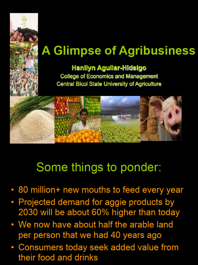 Understanding Agribusiness Dynamics | PDF | Agribusiness | Agriculture