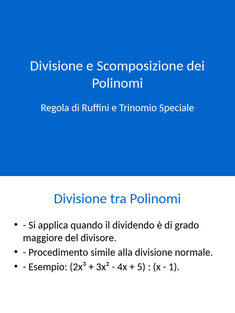 Divisioni | PDF