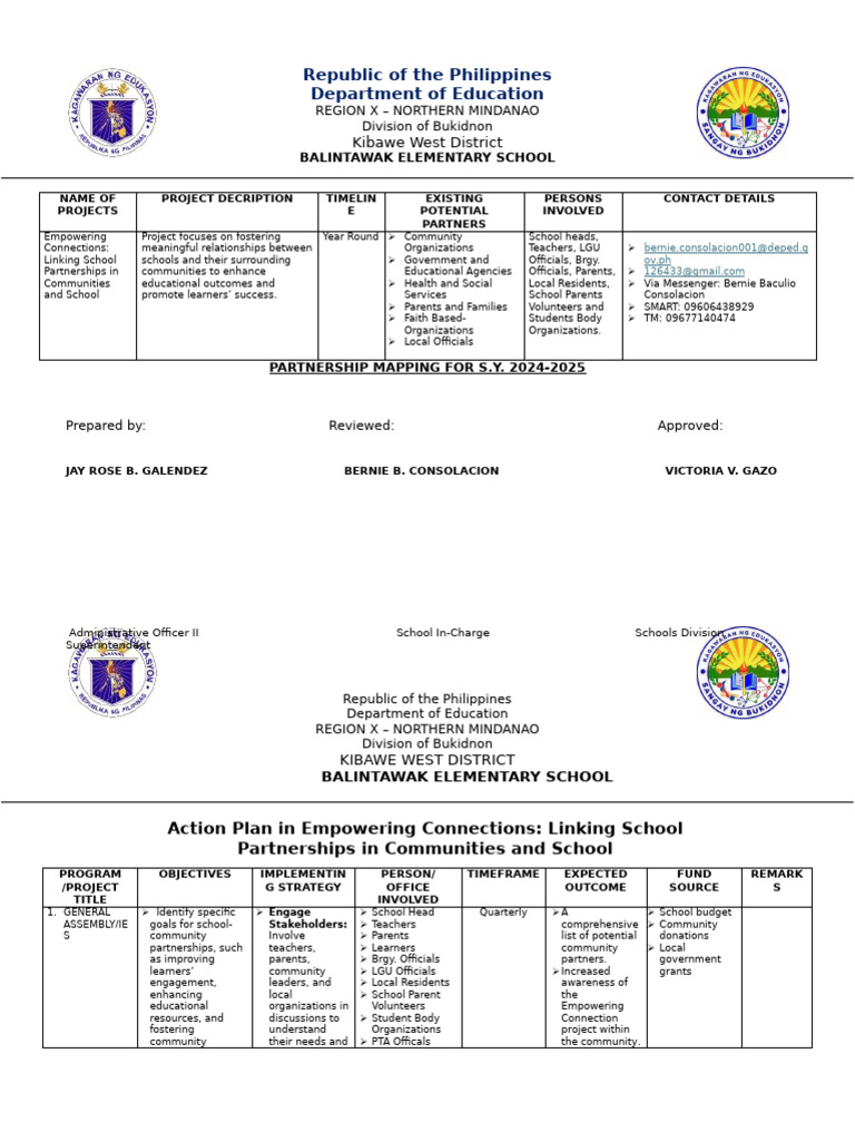 Empowering School-Community Partnerships | PDF | Sustainability ...