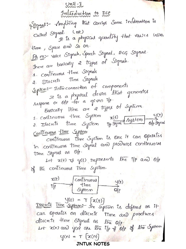 JNTUK Study Notes Collection | PDF
