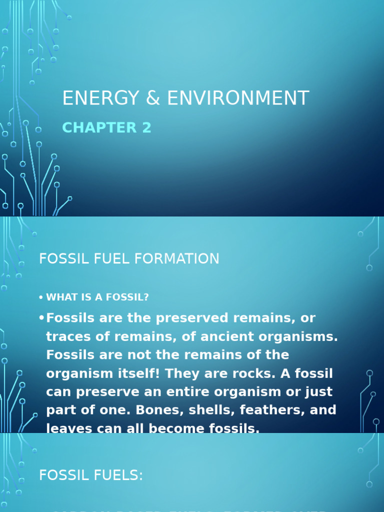 Fossil Fuel Formation and Energy Sources | PDF | Fuels | Fossil Fuels