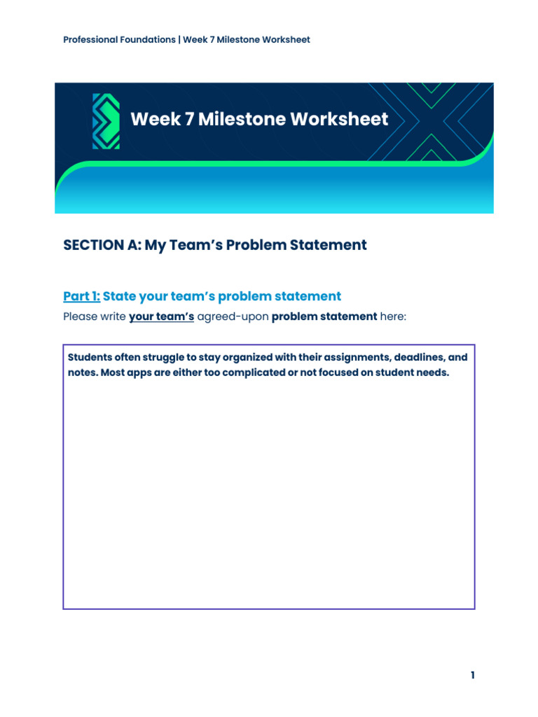 Student Task Management Solution Worksheet | PDF | Computing