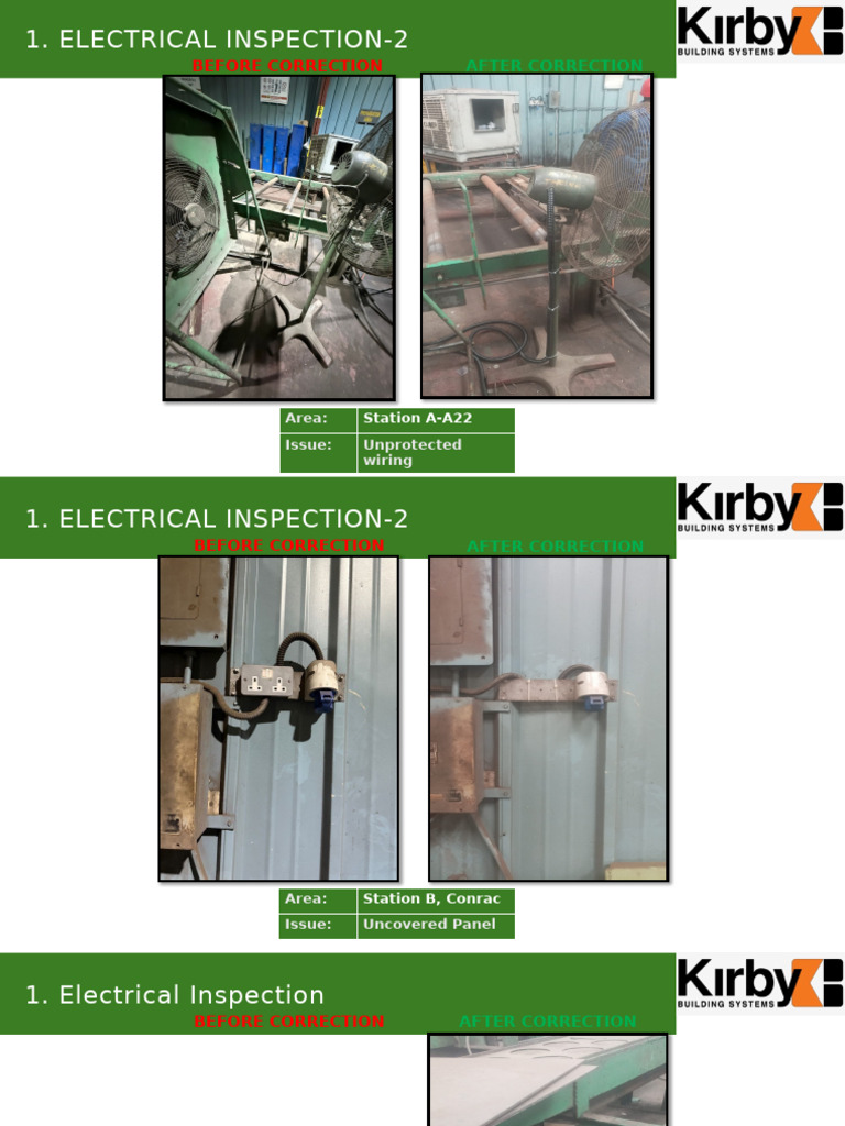 Electrical Inspection 2 | PDF