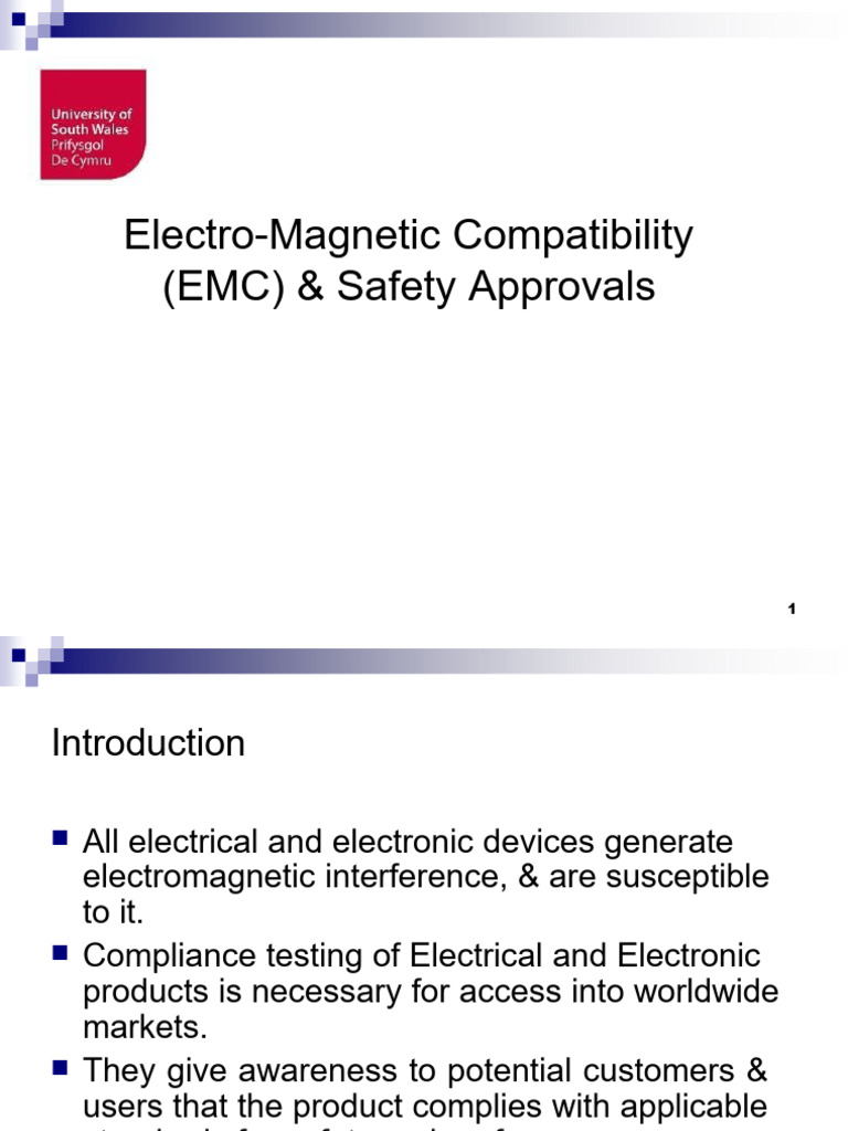 EMC and Safety Approvals Overview | PDF | Electromagnetic Compatibility ...