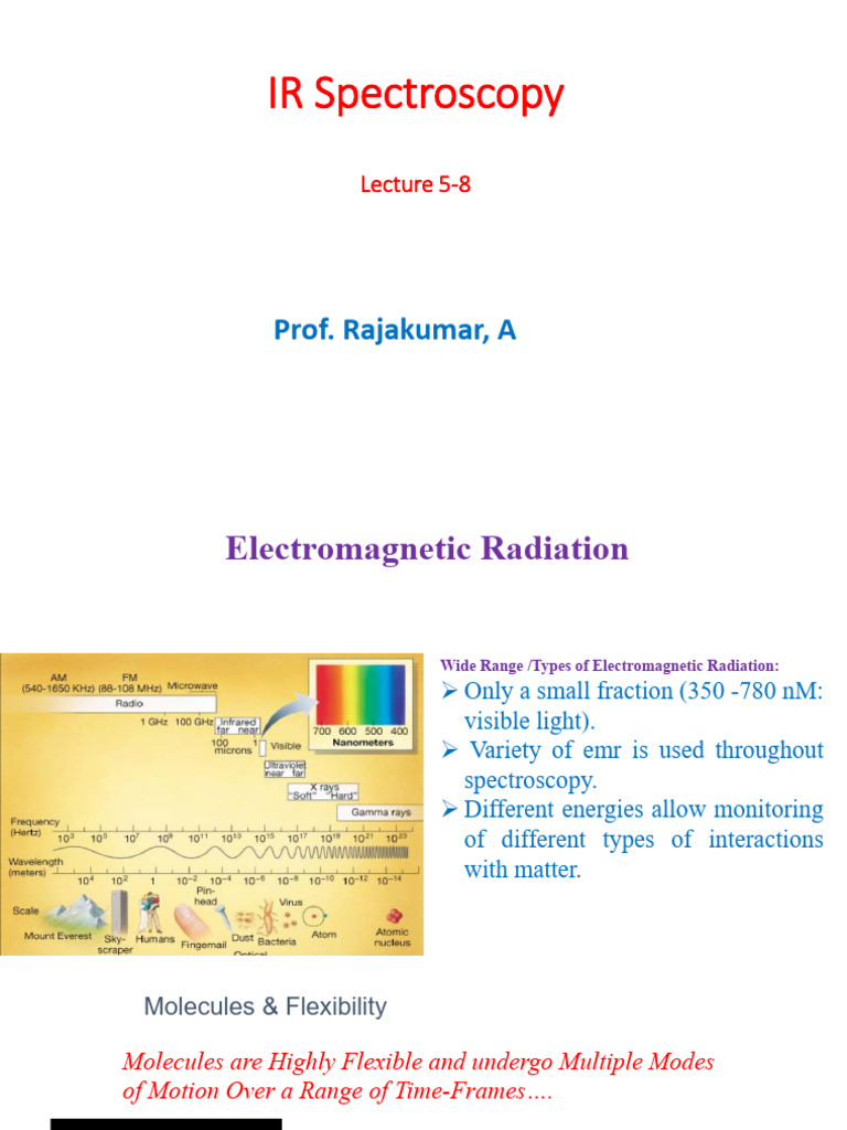 Understanding Infrared Spectroscopy | PDF | Infrared Spectroscopy ...