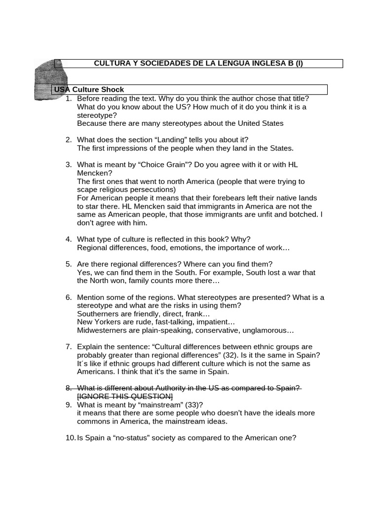 Understanding US Culture and Stereotypes | PDF