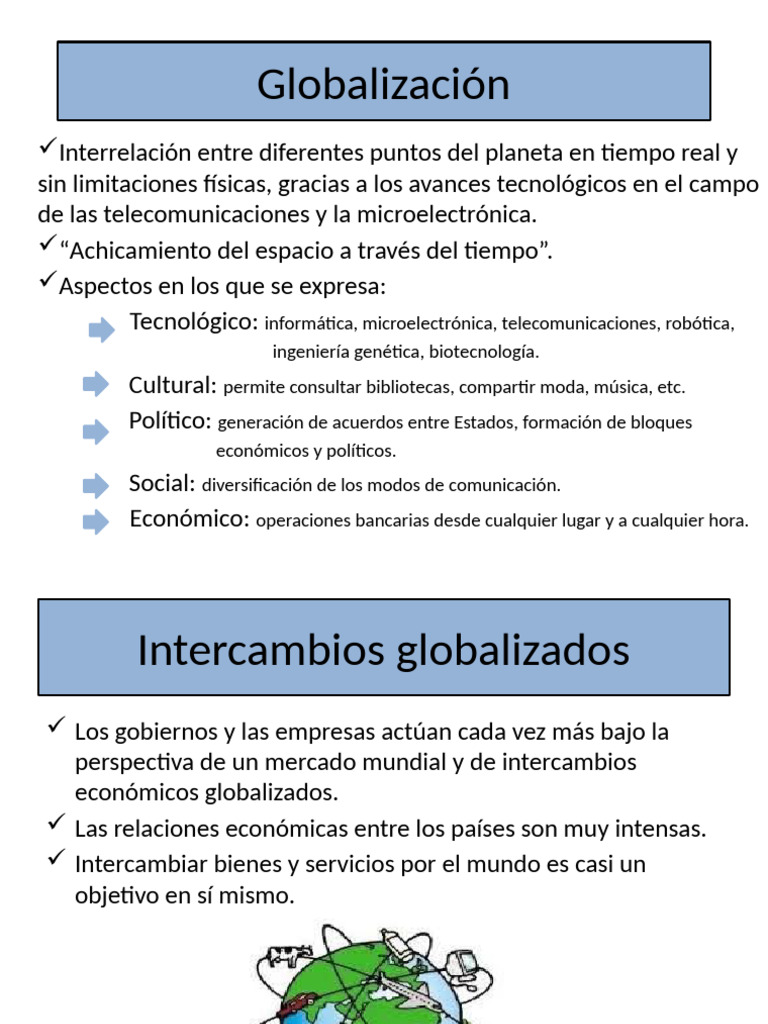 Impacto de la Globalización en el Mundo | PDF | Globalización | Economias
