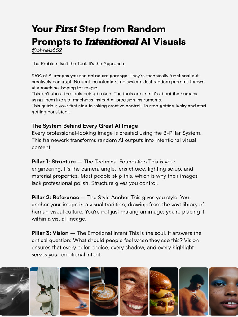 Mastering Intentional AI Visuals | PDF | Artificial Intelligence ...