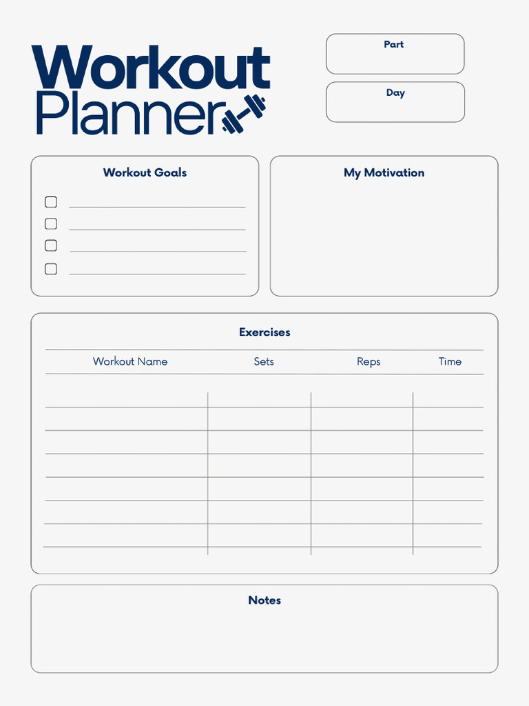 Workout Planner | PDF