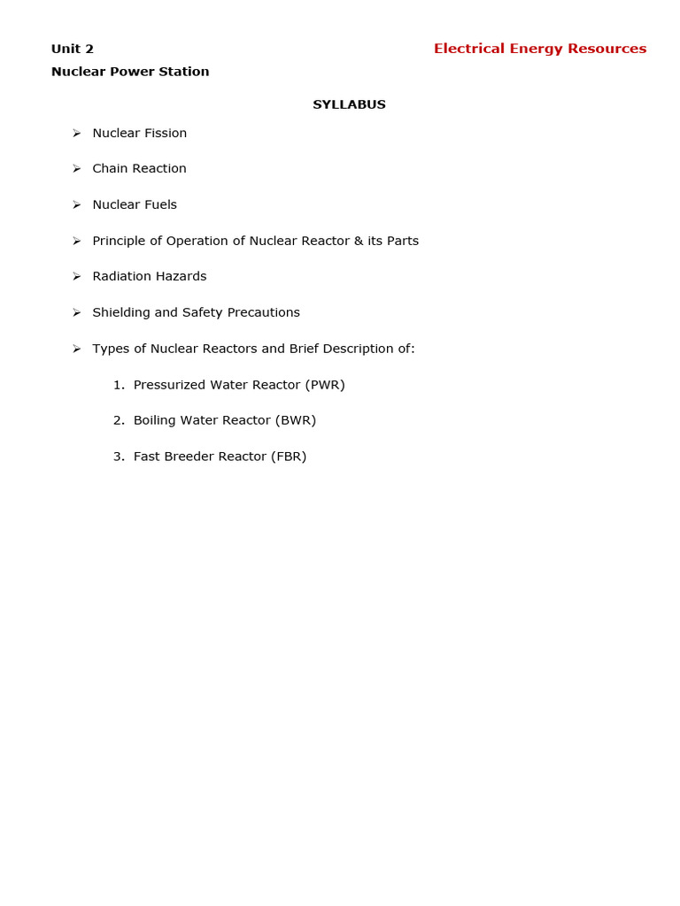 Nuclear Power Station Overview and Safety | PDF | Nuclear Reactor ...