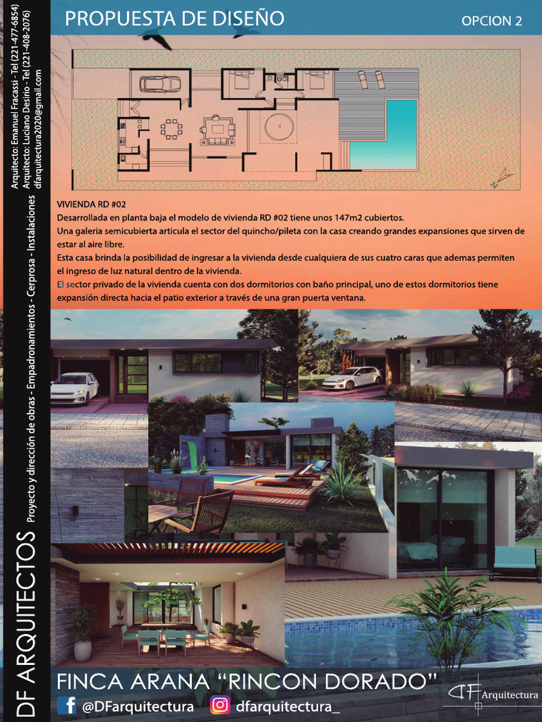 Diseño de Vivienda RD #02 en Planta Baja | PDF