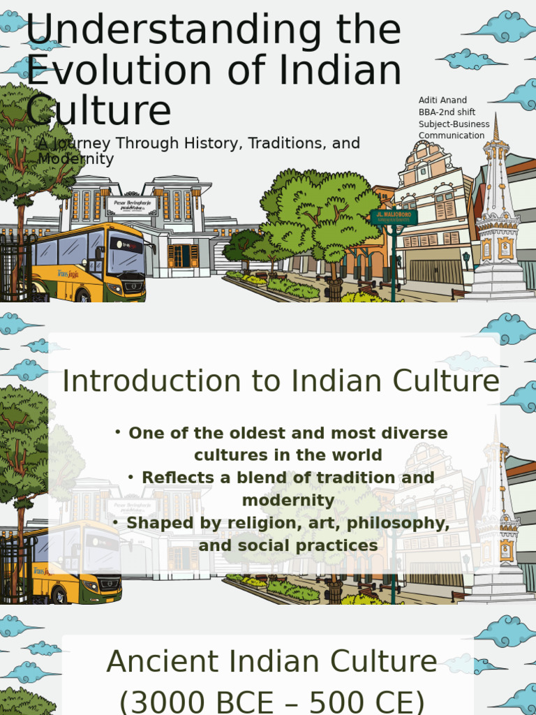 Evolution of Indian Culture Overview | PDF