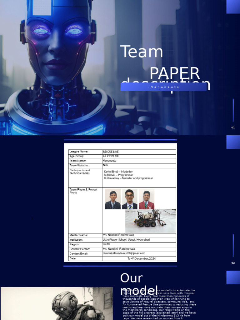 Blue Futuristic Artificial Intelligence Presentation | PDF