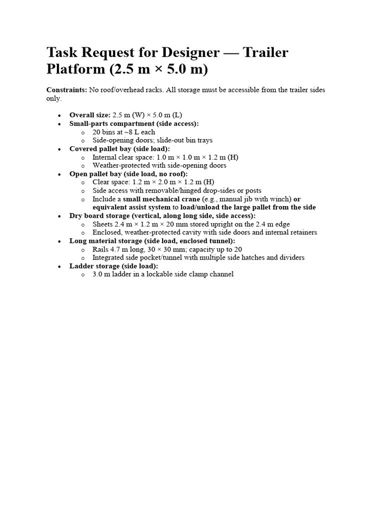 Task Trailer | PDF