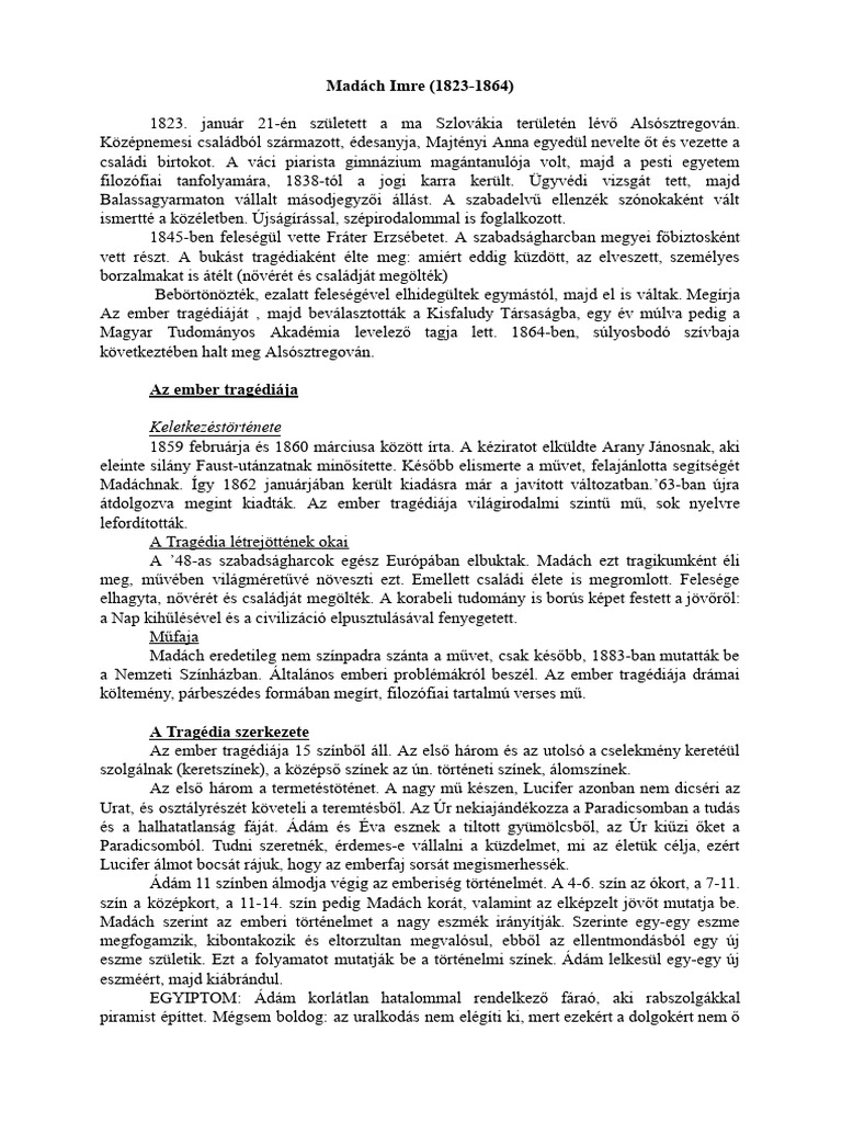 17 - Madách Imre | PDF