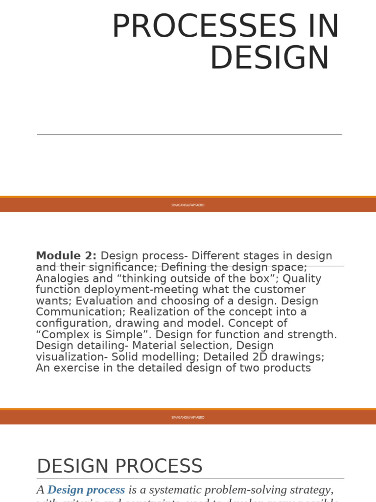 2-Processes in Design | PDF | Computer Aided Design | Design
